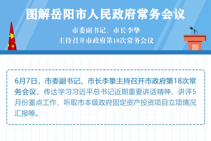 图解：岳阳市人民政府第18次常务会议