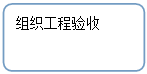 流程图: 可选过程: 组织工程验收
