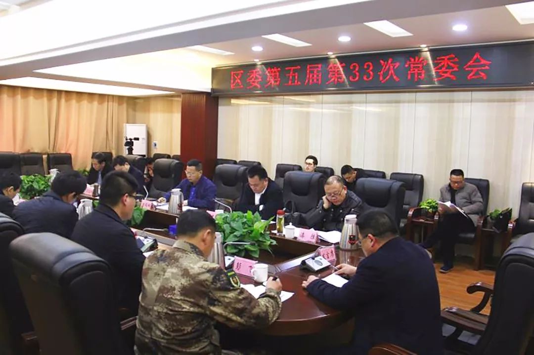 岳阳楼区召开区委第五届第33次常委会