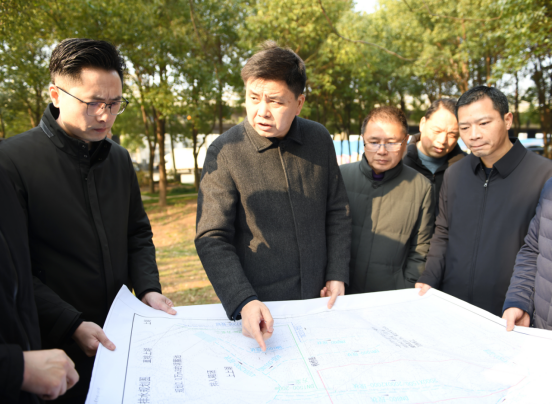 曾平原调研渍水点整治工作